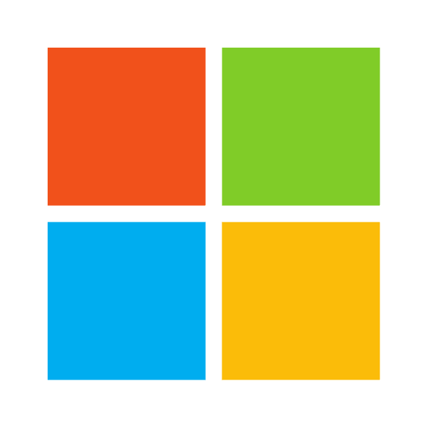 Logo representing Microsoft, made up of four colored squares: orange, green, blue, and yellow, arranged in a 2x2 grid.