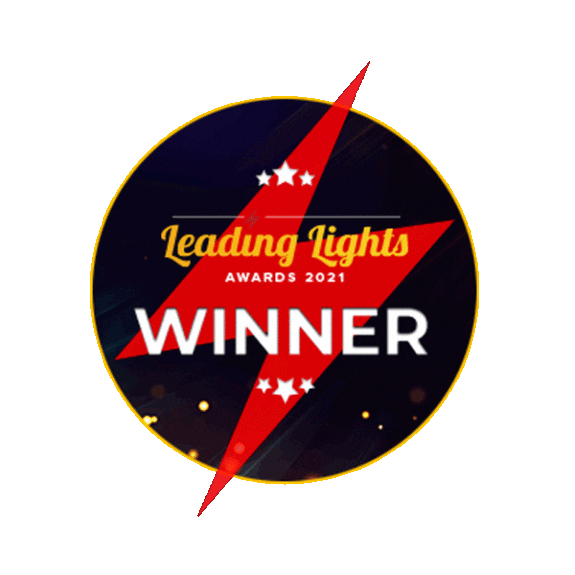 Leading Lights award winner logo.