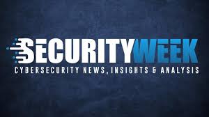 Logo for SecurityWeek, featuring the title in bold white and blue letters on a textured dark background. The subtitle reads 'Cybersecurity News, Insights & Analysis' in smaller text.