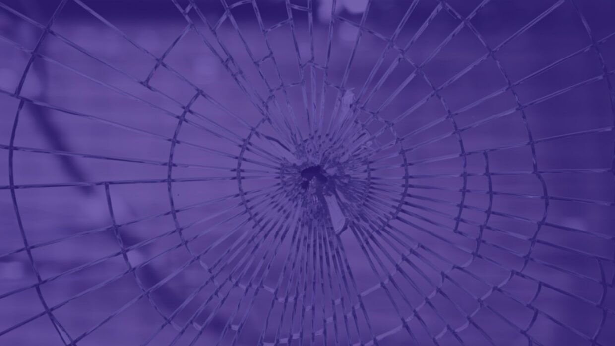 breaking glass