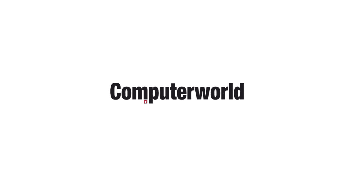 The image features the word "Computerworld" displayed in bold, black capital letters on a white background. A small red dot appears over the letter 'i' in "Computerworld."