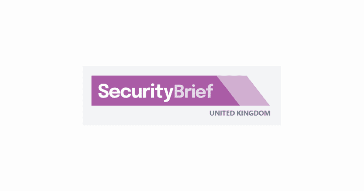 A logo for SecurityBrief featuring the word "Security" in purple letters followed by a stylized purple triangle. Below, the text "UNITED KINGDOM" is displayed in a smaller font. The background is white.