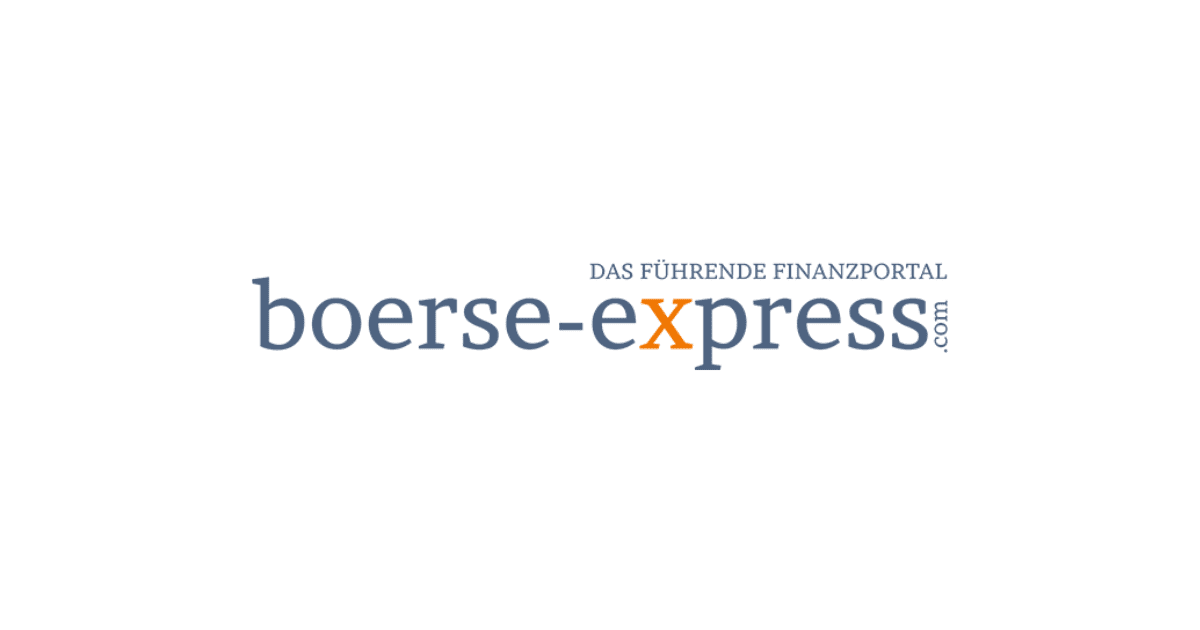 The logo of Boerse-Express.com, featuring the name in blue with an orange 'X' emphasizing the brand. Below, the tagline reads "DAS FÜHRENDE FINANZPORTAL" in smaller text.
